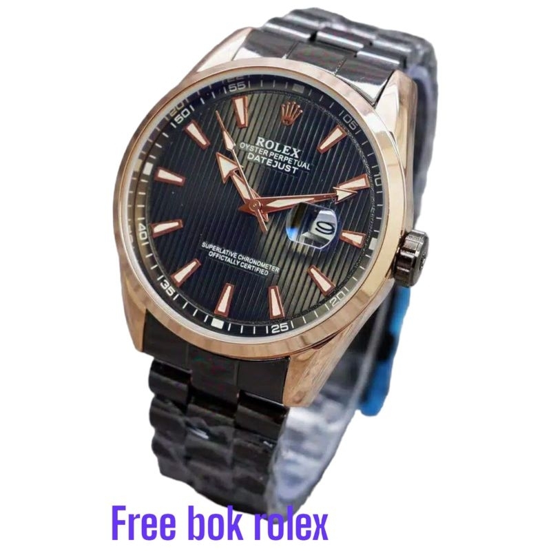 Jam Tangan Pria Rantai Rolekk6689 | Jam Tangan Cowok Anti Air Terbaru Full set