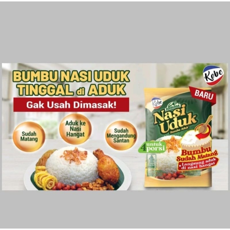 Kobe bumbu NASI UDUK  / NASI KUNING bumbu aduk 15 gram