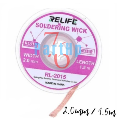 Relife Soldering Wick RL-2015 Pita Kawat Pembersih Timah Panjang 1.5m