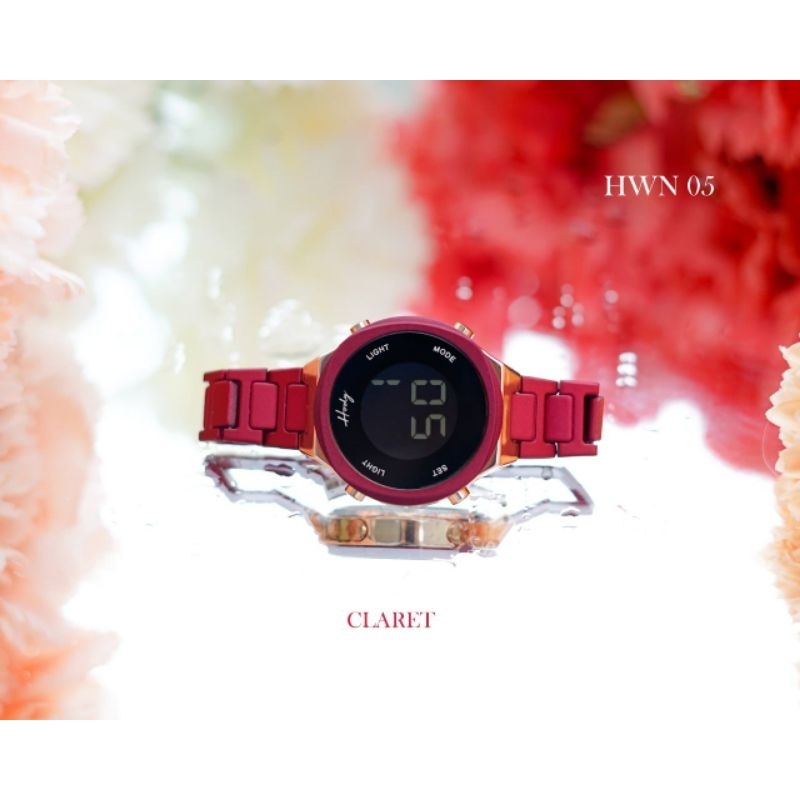 READY STOCK HODY WATCH 05 CLARET/HWN 05 CLARET/JAM TANGAN HODY CLARET/JAM HODY CLARET