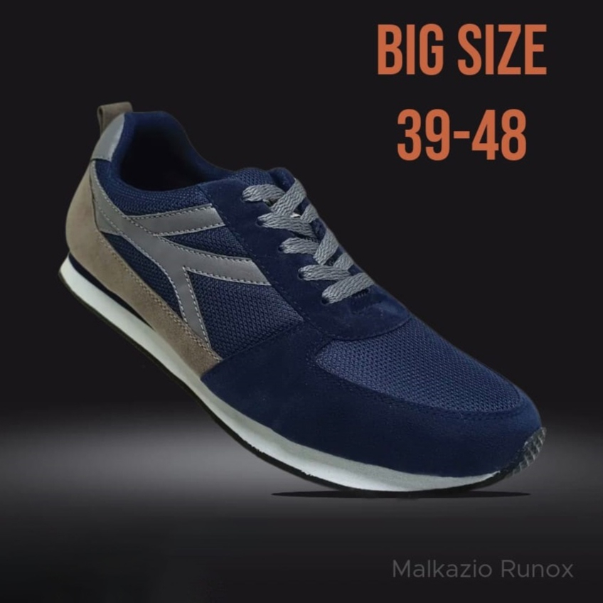 Sneakers Shoes Import Ready Big Size Sepatu Pria Sneakers Sport RUNOX Navy Uk 39-48 Original MXGIO