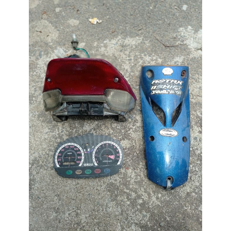 lampu belakang 125z papan spedometer 125z tameng dasi cover bodi depan Beijing champ part 125z part 