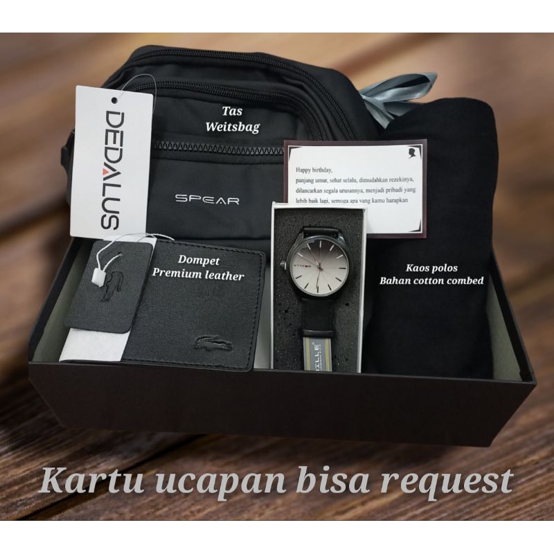 HAMPERS COWOK KADO ULANG TAHUN COWOK ANNIVERSARY GIFT BOX