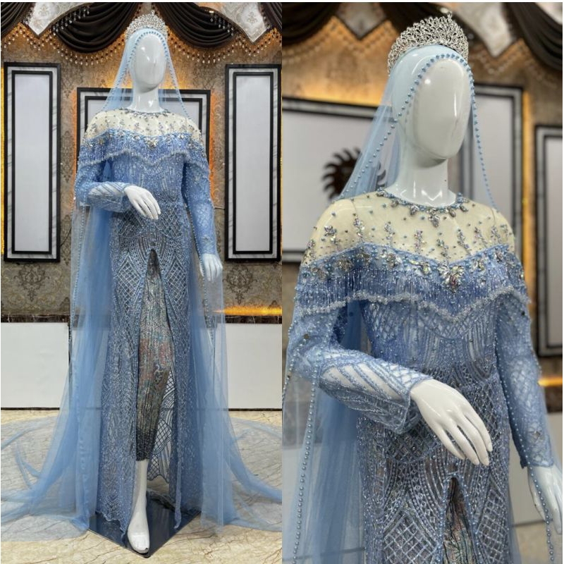 KEBAYA AKAD MEWAH FULL PAYET//BAJU WEDDING MODERN//KEBAYA TERBARU