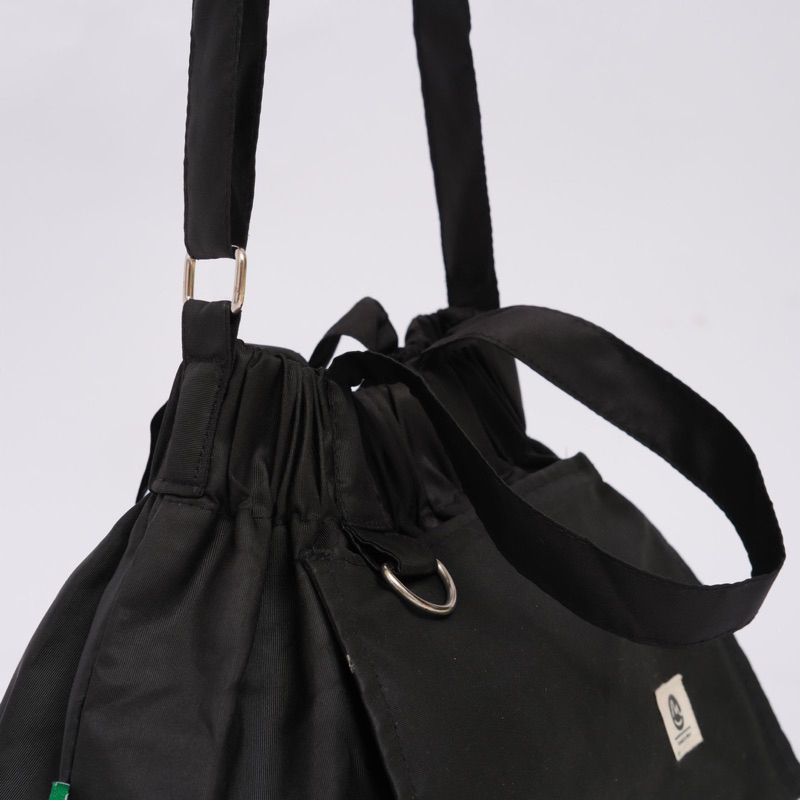 Dumpling Bag Tas Selempang Handle Bag Tas Wanita Tas serut Terbaru Size M Minor Mate Black