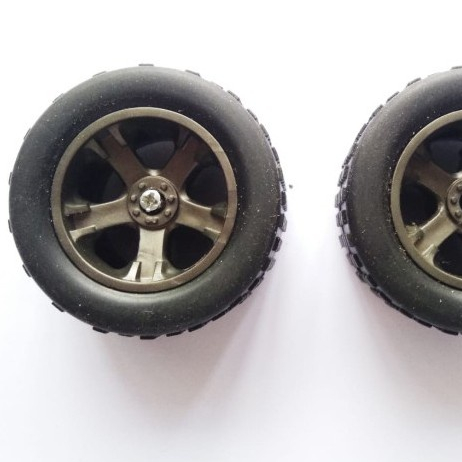 Ban Dan Velg RC 1/18 Rubber Cheetah Drift Rock Crawler Part Original Sparepart RC Car 1:18 Cheetah K