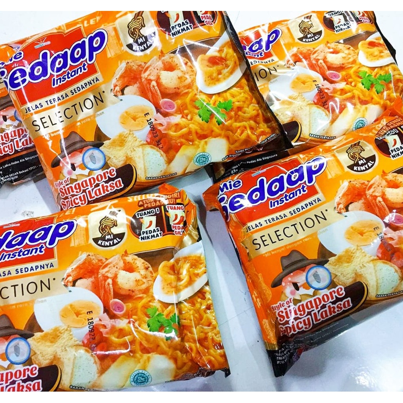 Mie Sedaap Selection Singapore Spicy Laksa - Pilih Varian Kemasan