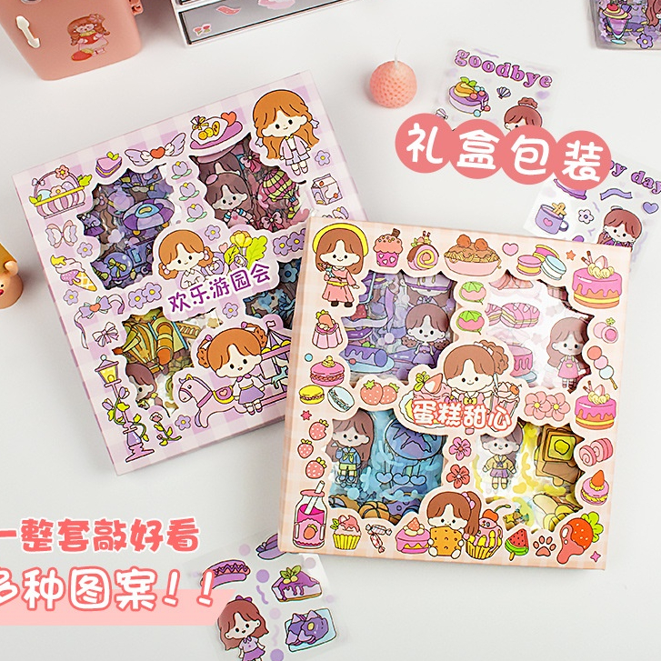 YGtoys Stiker Sticker Waterproof Momo Karakter Kartun Anak Dekorasi DIY Buku Botol Case Hp Laptop