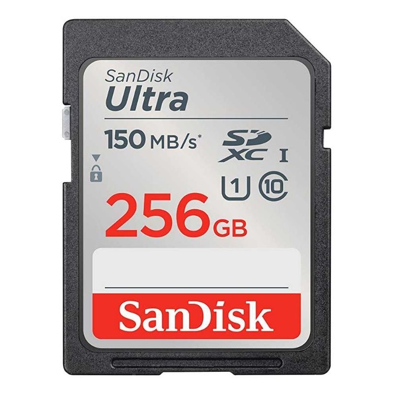 SanDisk Ultra SDXC Card UHS-I Class 10 U1 150MB/s - SDSDUNC-256G-GN6IN 256GB