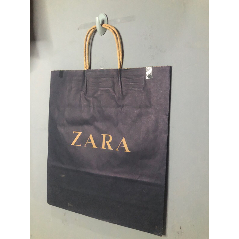 

preloved paper bag zara ori sedang