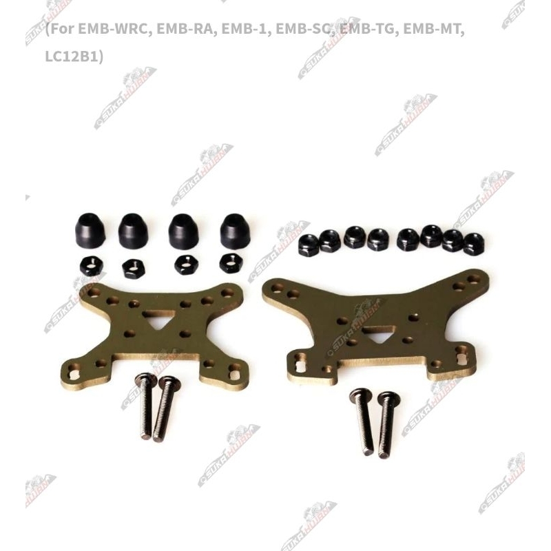 L6009 Shock Tower Set Alu LC Racing 1/12 1/14 LC12B1 EMB Series