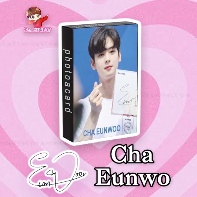 darurat.kpop - Photocard CHA EUNWO 1 set isi 25 foto