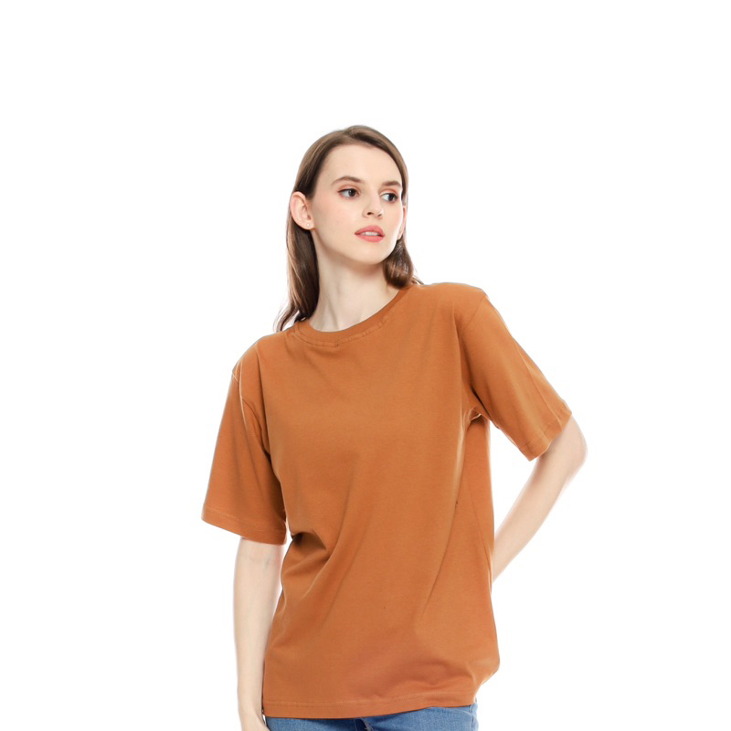 LETTUCY- KAOS POLOS LENGAN PENDEK COTTON COMBED 24 S