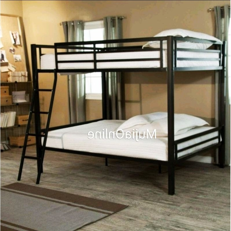 Sofabed Ranjang Besi Susun Dua Upper Bunk Tingkat Tiga Costum Modern Mewah