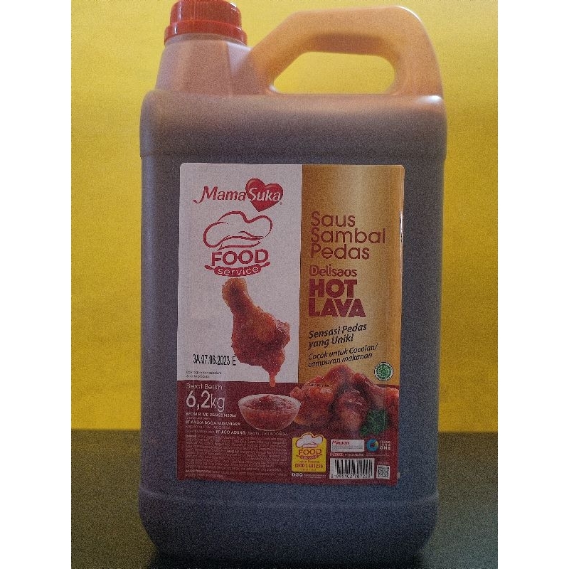 

Saus Sambal Mamasuka Hotlava Dirigen - 6,2kg