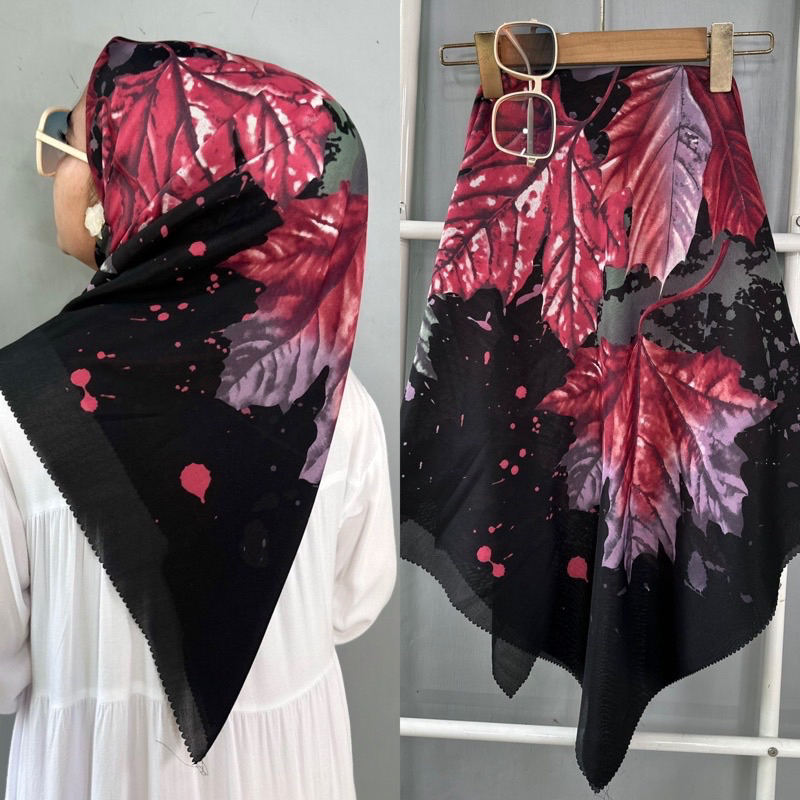 HIJAB VOAL MOTIF TERBARU/MOTIF DENAY 003/HIJAB VOAL MOTIF SEGI EMPAT/HIJAB SEGI EMPAT VOAL MOTIF TER