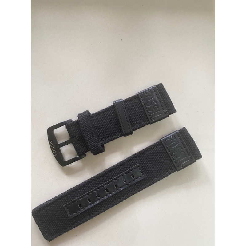 Strap tali jam tangan kanvas fossil UK 24mm 24mm Strap kanvas fossil original