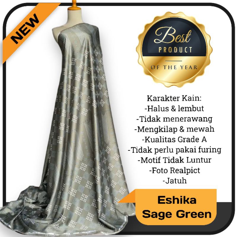 Kain Dr Silk Motif Ethika harga setengah meter