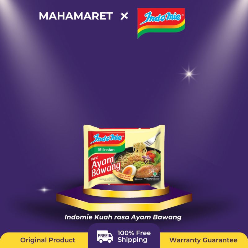 

1 Bungkus - Indomie Kuah rasa Ayam Bawang 69gr | Mahamaret.