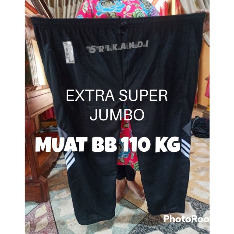 L5 /5L / XXXXXL CELANA TRAINING PANJANG PRIA WANITA SUPER JUMBO MURAH