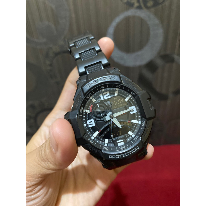 jam tangan casio G shock G-Shock GA-1000FC WATER RESIST 20bar world time