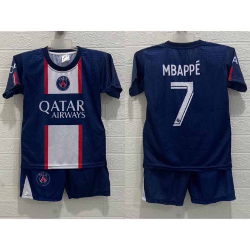 Jersey bola psg anak printing usia 4-10 tahun kids