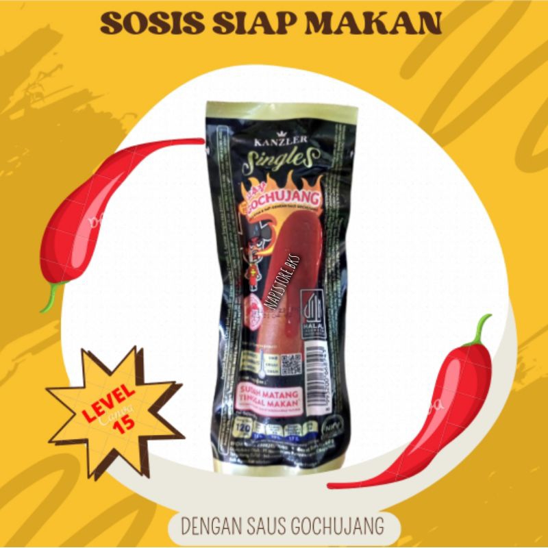 Sosis Kanzler Gochujang Original keju hot 65g