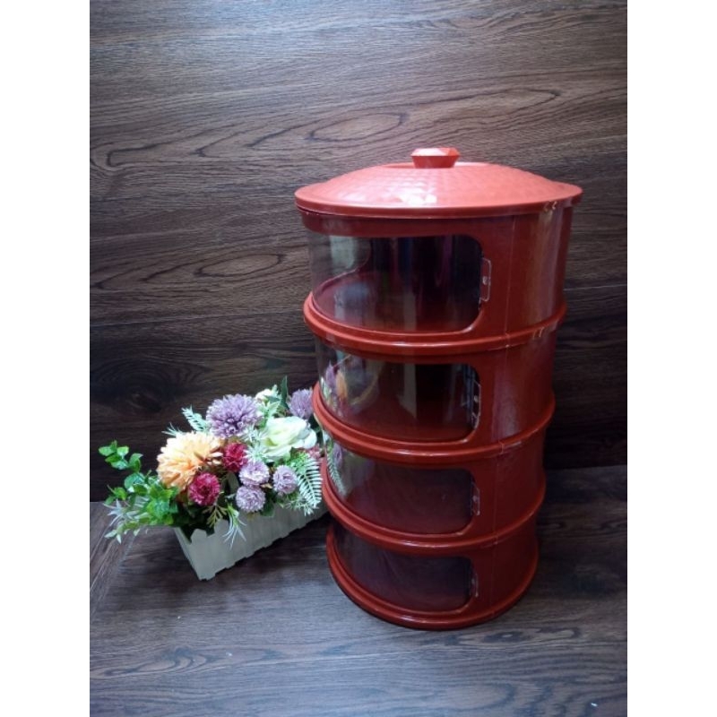 Tudung Saji 4 Susun Elco Crystal