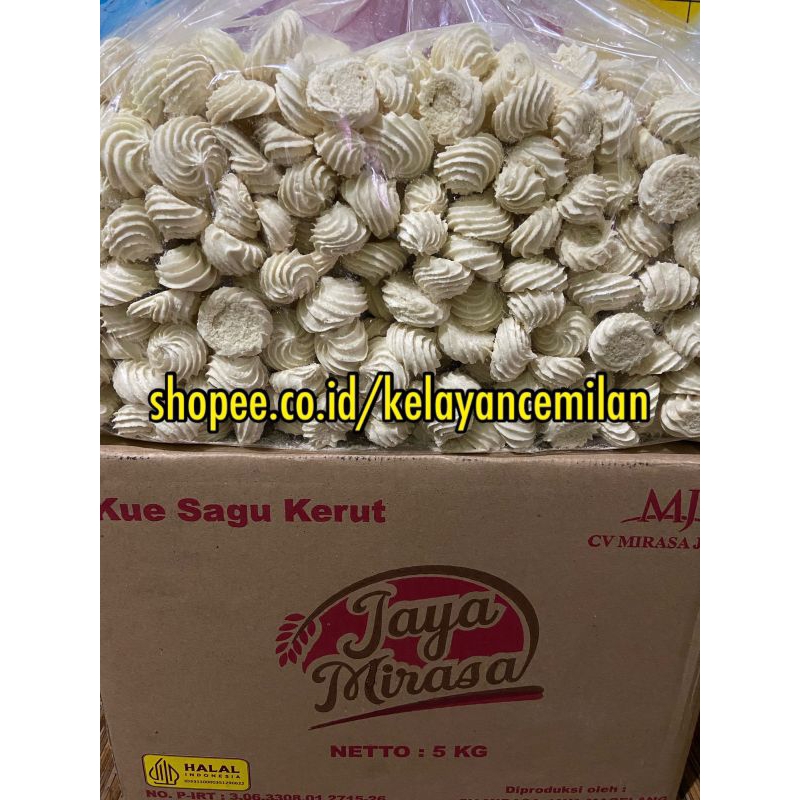 250gram | 500gram Kue Sagu Kerut Mini