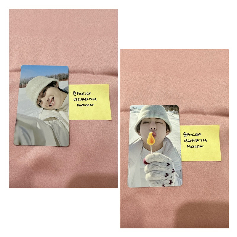 PHOTOCARD BTS TAEHYUNG PERSONA | LOVE YOURSELF HER VER L | WINTER PACKAGE 2021 | (POB) BE ESS | MOTS