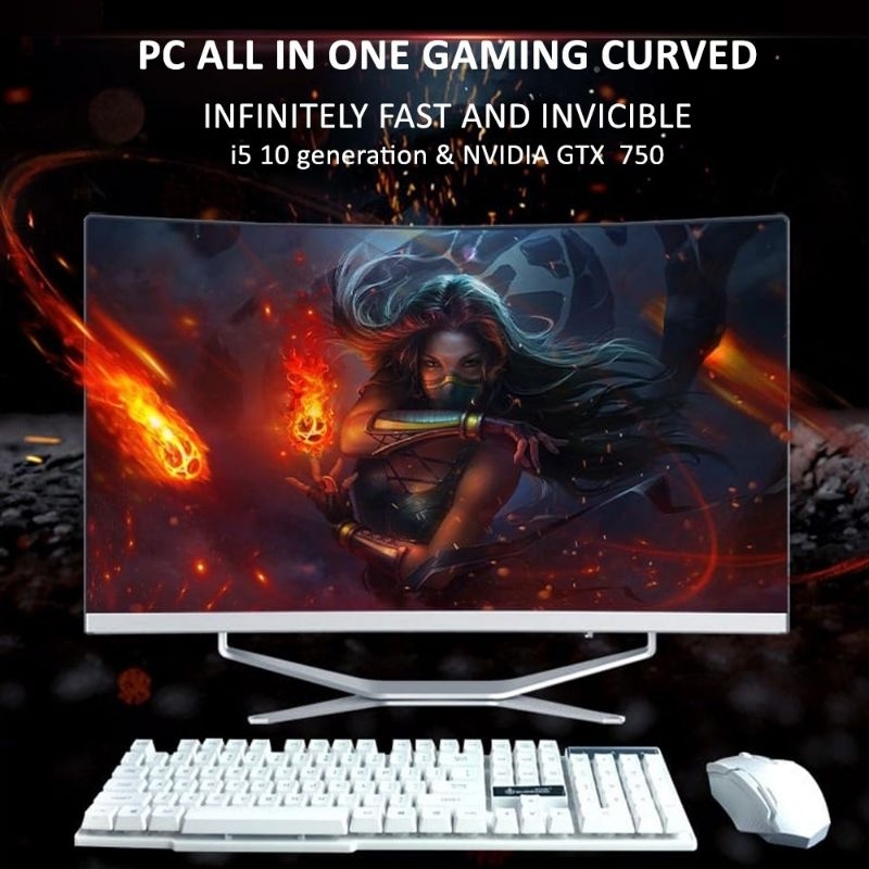 PC ALL in one for game curved IPS with Graphic card NVIDIA GTX 750 / 750Ti