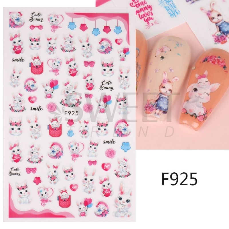 

Sticker Kuku Valentine Nail Art