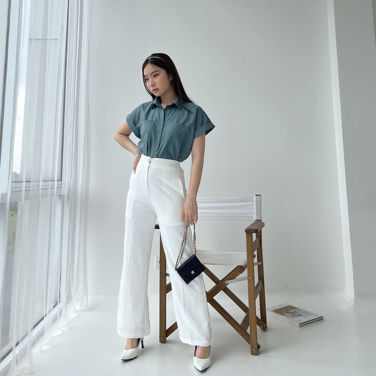 Sierra Blouse / Korean Casual Top / Blouse Wanita