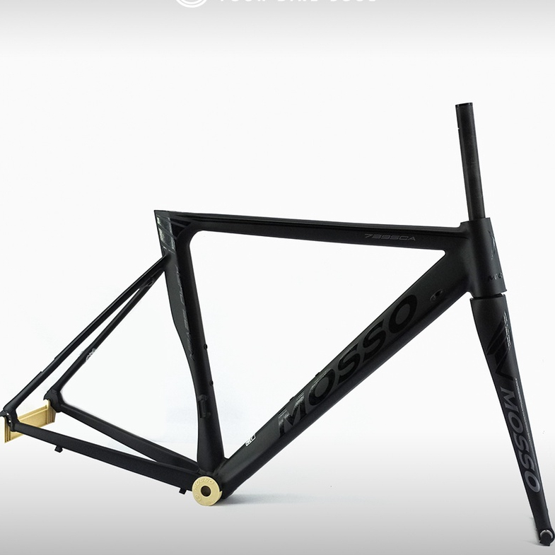 Frame MOSSO 739 SCA 700C Aero Road Bike Black Matt