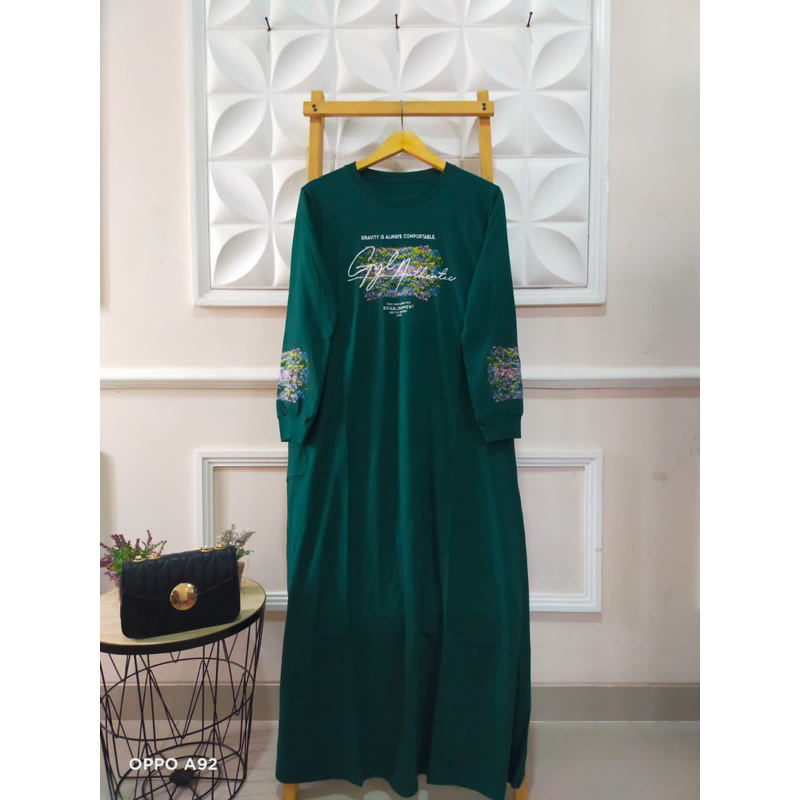 GAMIS WANITA KAOS JUMBO KEKINIAN // DRES WANITA COMBED PREMIUM