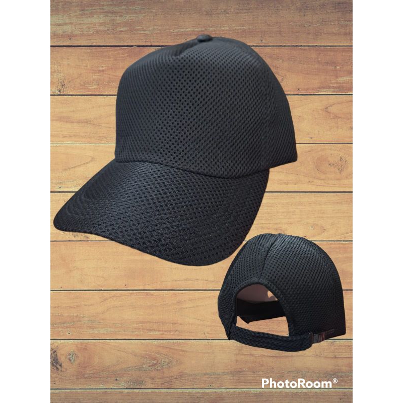 Topi jaring doublemess warna hitam