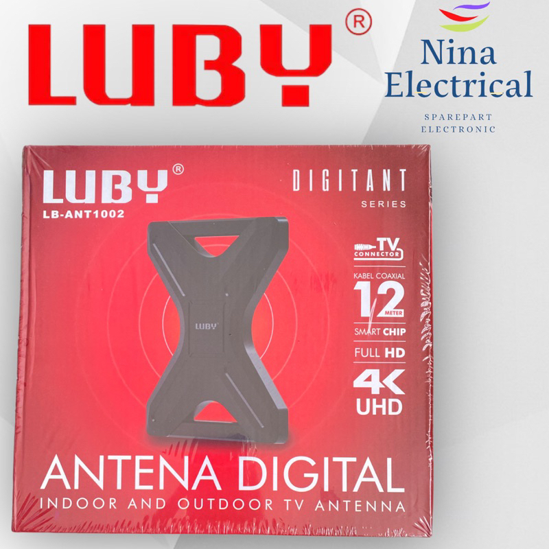 ANTENA INDOOR OUTDOOR LUBY ANT 1001 / LUBY ANT 1002 PANJANG 12 METER SMART CHIP