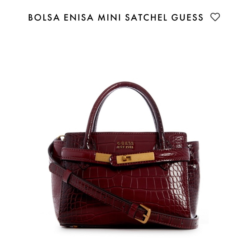 guess enisa mini satchel(counter indo)pt.gemilang (baru)