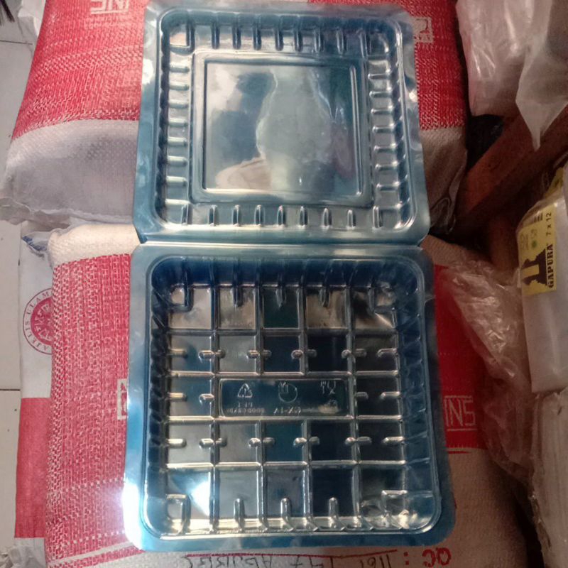 Mika Plastik Jumbo 20x20 1A mika kue plastik (isi 10pcs)