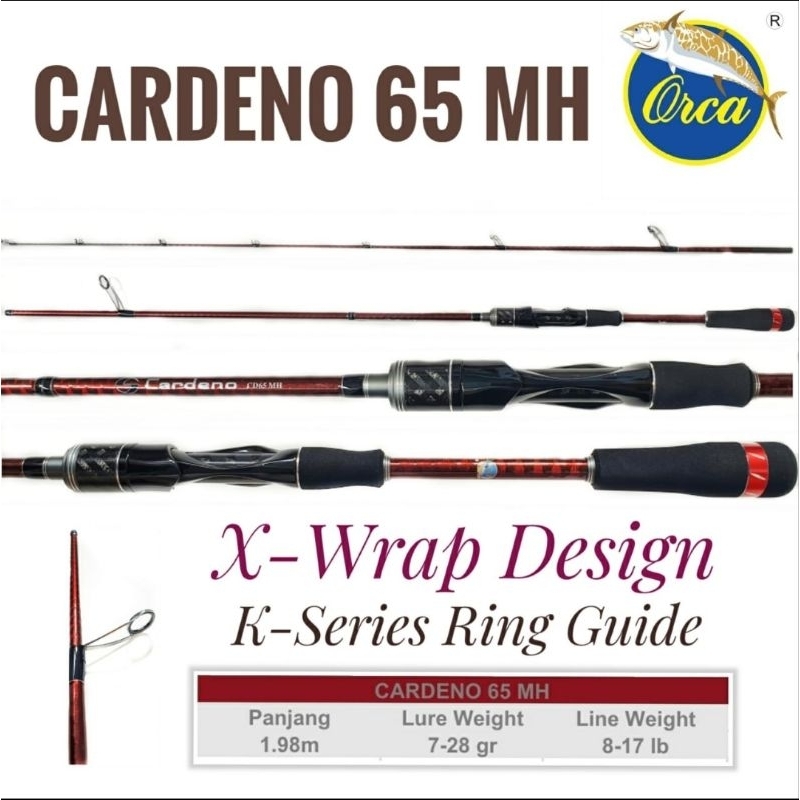 JORAN PANCING SPINNING ORCA CARDENO 662 198 8-17LB