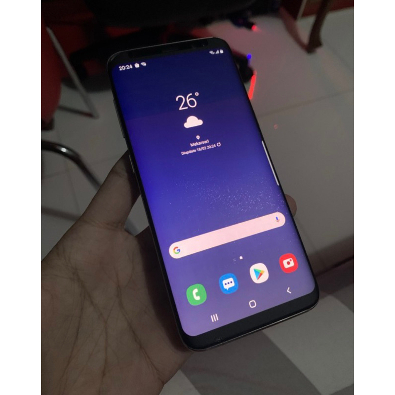 Samsung Galaxy S8 4/64 Hitam Second Mulus Minus Shadow