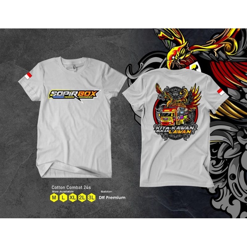 KAOS TRUCK SOPIR BOX || KAOS TRUK SOPIR BOX || KAOS SOPIR BOX || BAJU KAOS TRUCK SOPIR BOX || BAJU T