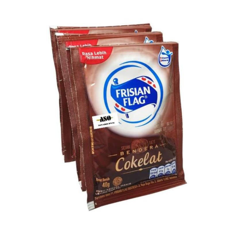 SUSU FRISIAN FLAG Coklat sachet 1 renteng / 6 pcs