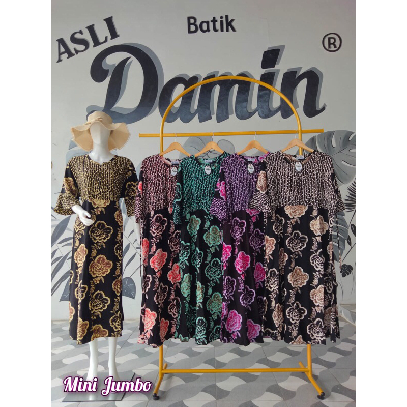 DASTER BATIK ASLI DAMIN PEKALONGAN/Daster Batik khas Pekalongan Jawa Tengah/Daster Mini Jumbo asli D
