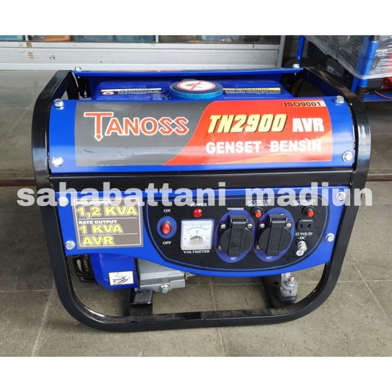 Genset Tanoss TN2900 4Tak AVR 1200Watt Generator Gasoline Genset 1200Watt