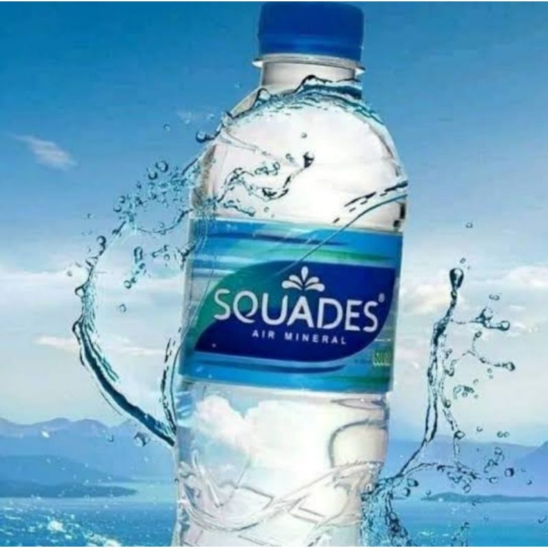 

Squades air mineral 600 ml 1 dus isi 24 btl