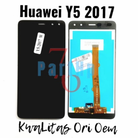 Lcd Touchscreen Fullset Kwalitas Ori Oem Huawei Y5 2017 - Hitam