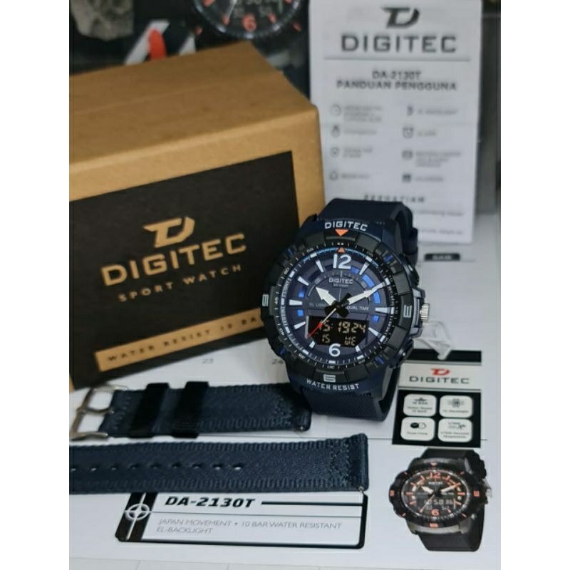 Jam Tangan Digitec 2130T Free Strap Terlaris Garansi Original DG