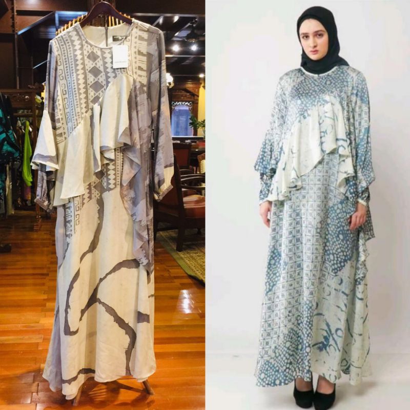 Ayuma Dress by Dian Pelangi LIMITED EDITION Busana Muslim Baju Maxi Gamis Abaya Kaftan Gaun Outfit P