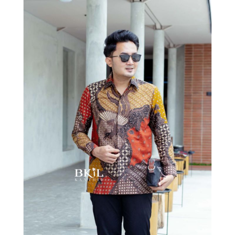 Kemeja batik anak laki-laki lengan panjang couple Batik ayah anak cowok BN